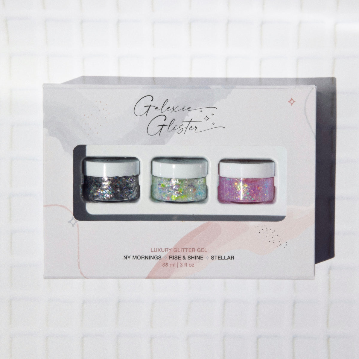 Neon LV Glitter Jar | LittleBlackNailBook